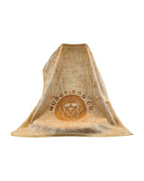 Dog cone with Muggy Dog Co branding on a white background