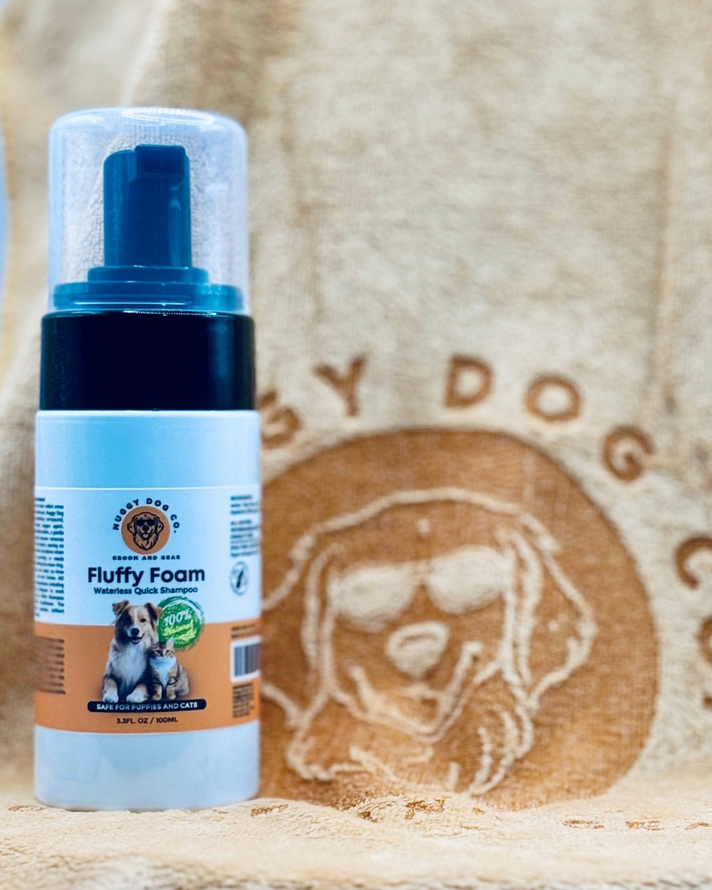 Nuggy Fluffy Foam + Towel Bundle