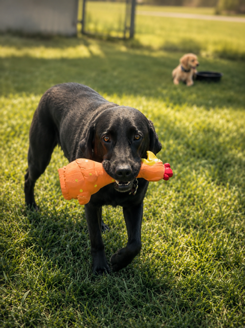 Camp Clucker Squeaky Dog Toy