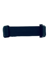 Black belt strap on a white background