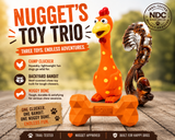Nugget's Toy Trio | Camp Clucker + Nuggy Bone + Backyard Bandit Bundle