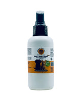 White spray bottle with a black nozzle on a white background