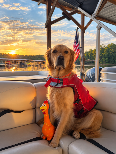 Camp Clucker Squeaky Dog Toy