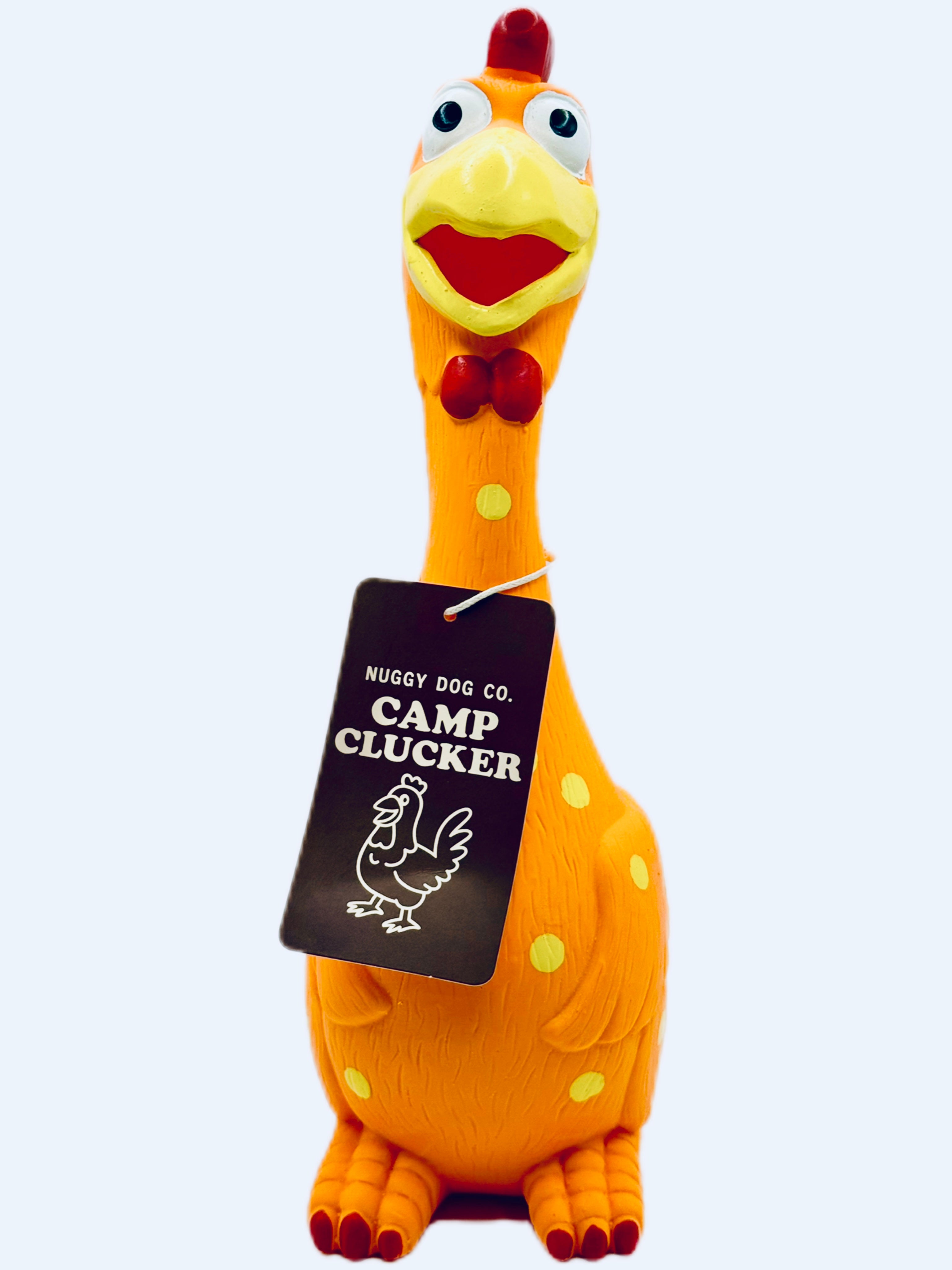 Camp Clucker Squeaky Dog Toy