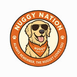 Nuggy Nation Circle Sticker (3") – Always Remember Edition