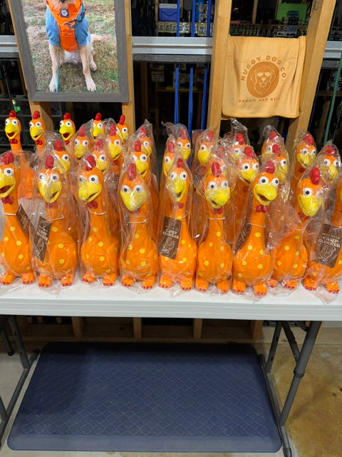 Camp Clucker Squeaky Dog Toy