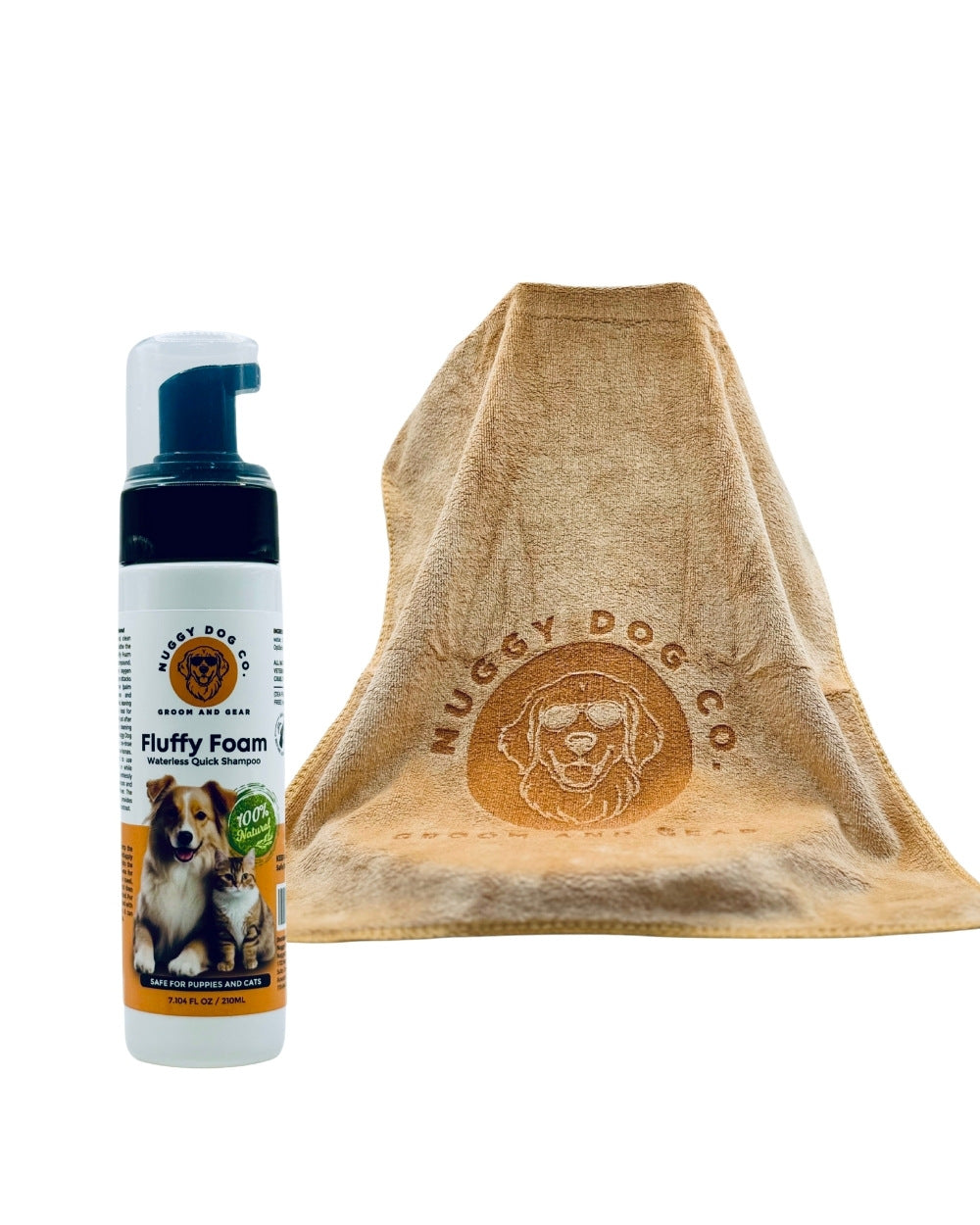 Nuggy Fluffy Foam (210ml) + Towel Bundle