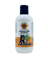 Bottle of Nuggy Dog Co. Signature Shampoo on a white background
