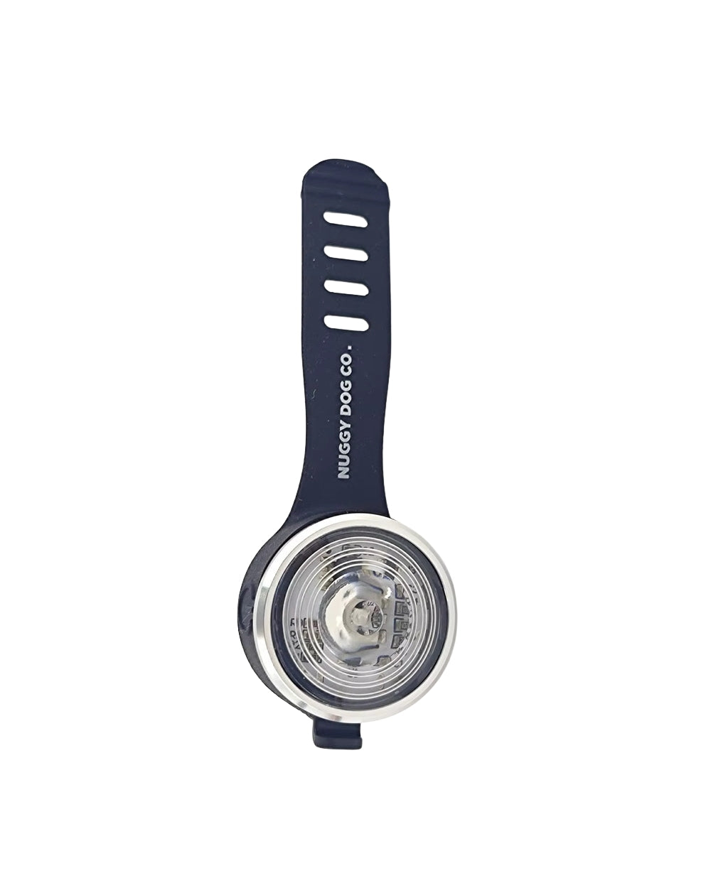 Nuggy Dog Co. Pet Light front view with adjustable strap